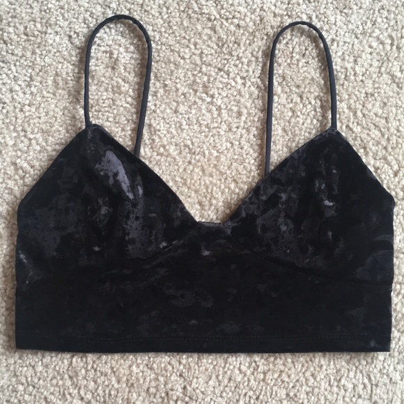 Zara Other - Zara Velvet Bralette